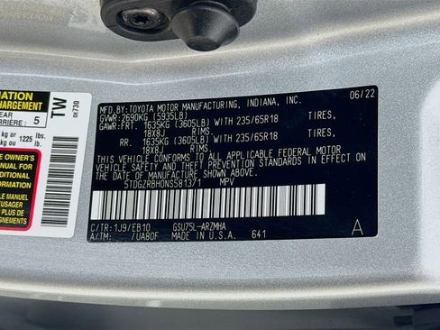 Certified 2022 Toyota Highlander XLE image 33