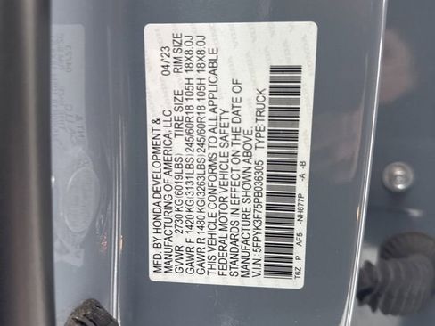 Certified 2023 Honda Ridgeline RTL-E image 24