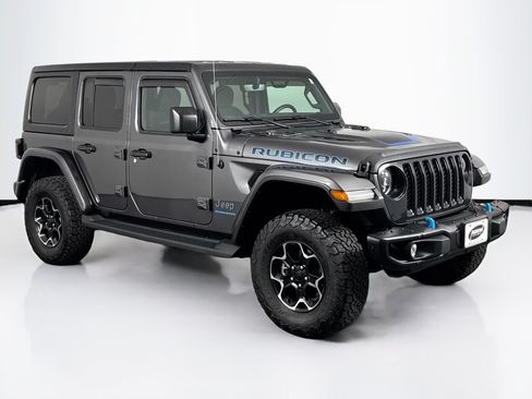 Used 2023 Jeep Wrangler Unlimited Rubicon 4xe w/ Steel Bumper Group AWD/4WD image 2