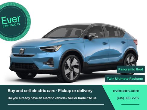 Used 2022 Volvo C40 P8 Recharge Ultimate image 1