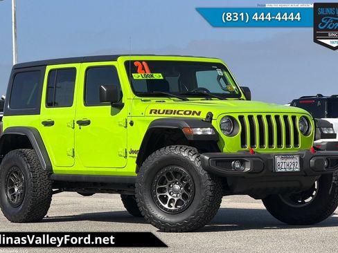 Used 2021 Jeep Wrangler Unlimited Rubicon w/ Xtreme Recon 35" Tire Package AWD/4WD image 1