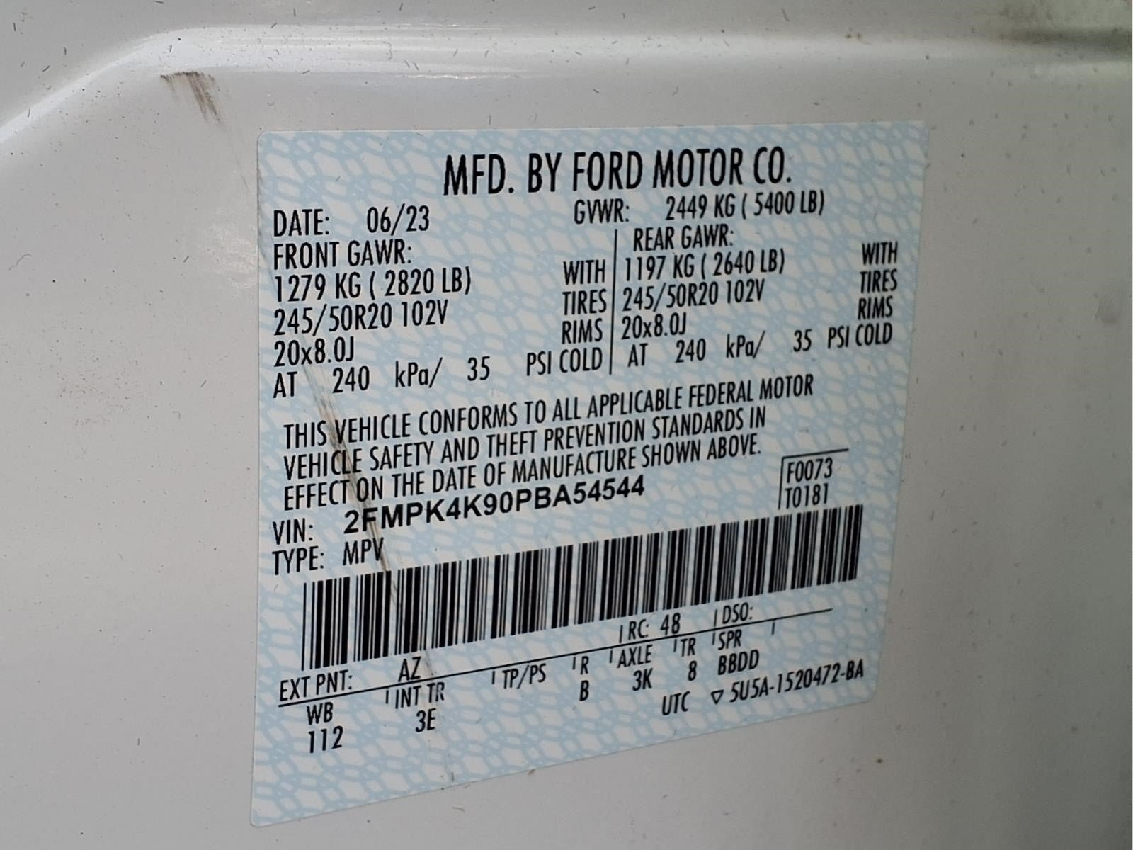 Used 2023 Ford Edge Titanium w/ Class II Trailer Tow Package AWD/4WD image 25