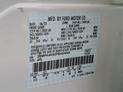 Used 2023 Ford Edge Titanium w/ Class II Trailer Tow Package AWD/4WD image 25