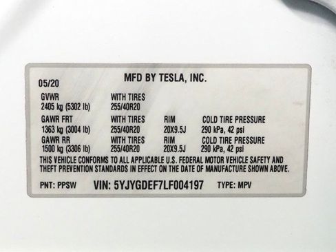 Used 2020 Tesla Model Y Long Range AWD/4WD image 65