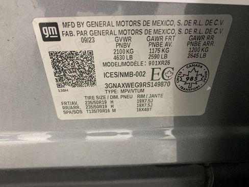 Used 2024 Chevrolet Equinox RS AWD/4WD image 15