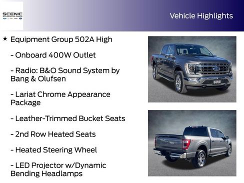 Used 2021 Ford F150 Lariat w/ Equipment Group 502A High image 10