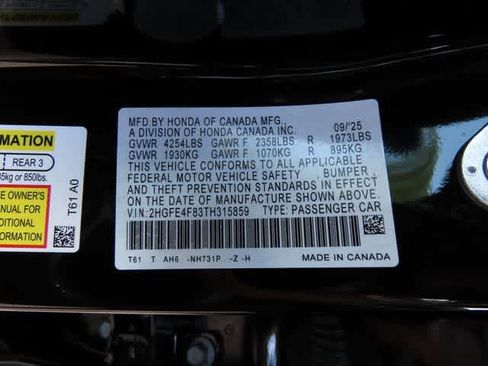 Used 2026 Honda Civic Sport image 27