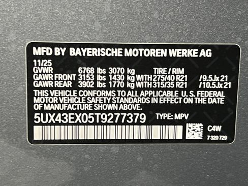 New 2026 BMW X6 M60i w/ Executive Package image 22