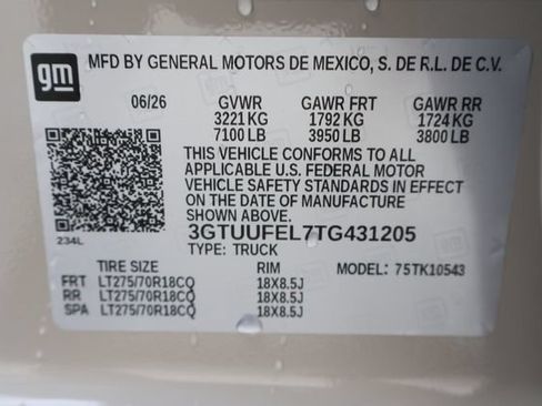 New 2026 GMC Sierra 1500 AT4X AWD/4WD image 31