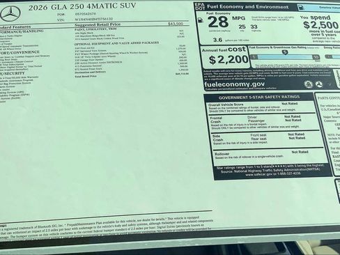 Certified 2026 Mercedes-Benz GLA 250 4MATIC image 26