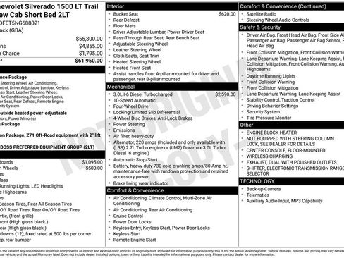 Used 2022 Chevrolet Silverado 1500 LT Trail Boss AWD/4WD image 27