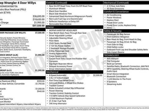 Used 2025 Jeep Wrangler Unlimited Sport AWD/4WD image 3