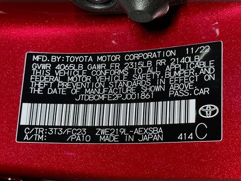 Certified 2023 Toyota Corolla SE FWD image 21