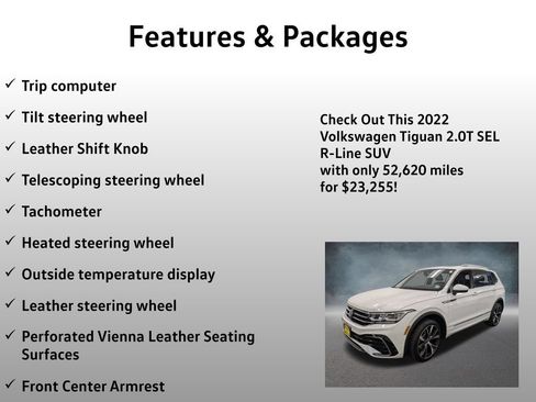 Used 2022 Volkswagen Tiguan SEL R-Line AWD/4WD image 25
