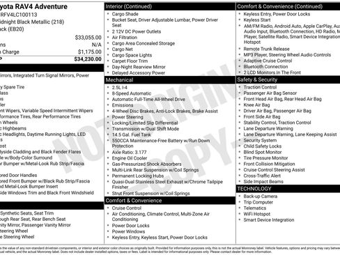 Used 2020 Toyota RAV4 Adventure image 21