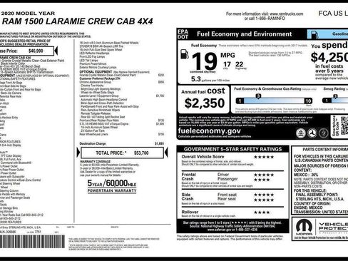 Used 2020 RAM 1500 Laramie image 24