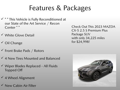Certified 2023 MAZDA CX-5 AWD 2.5 S w/ Premium Plus Pkg image 8