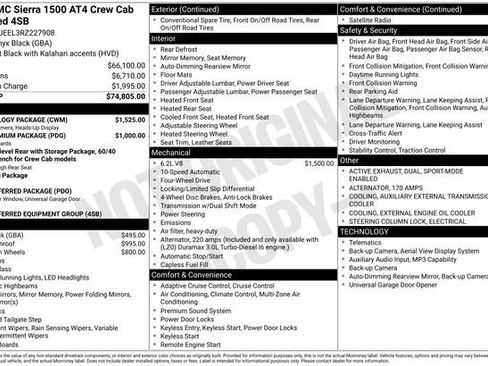 Used 2024 GMC Sierra 1500 AT4 w/ Technology Package AWD/4WD image 2