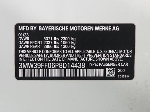 Used 2023 BMW 330e w/ Premium Package image 68