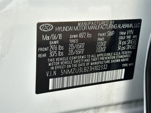 Used 2018 Hyundai Santa Fe Sport w/ 2.4L Value Package 02 image 34