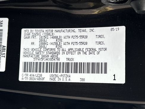 Used 2019 Toyota Tundra Platinum AWD/4WD image 36