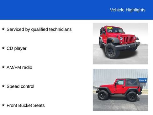 Used 2015 Jeep Wrangler Sport w/ Quick Order Package 24S AWD/4WD image 2