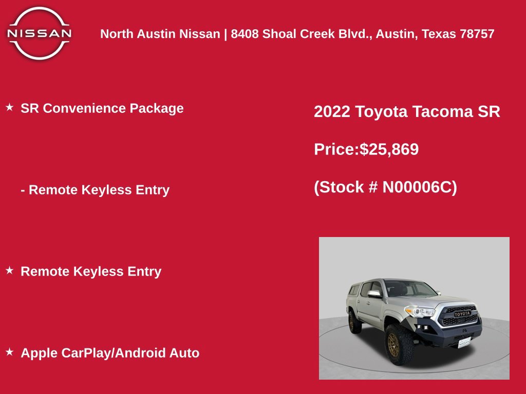 Used 2022 Toyota Tacoma SR w/ SR Convenience Package RWD image 11