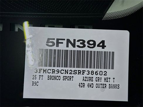 New 2025 Ford Bronco Sport Outer Banks w/ Outer Banks Tech Package+ image 24