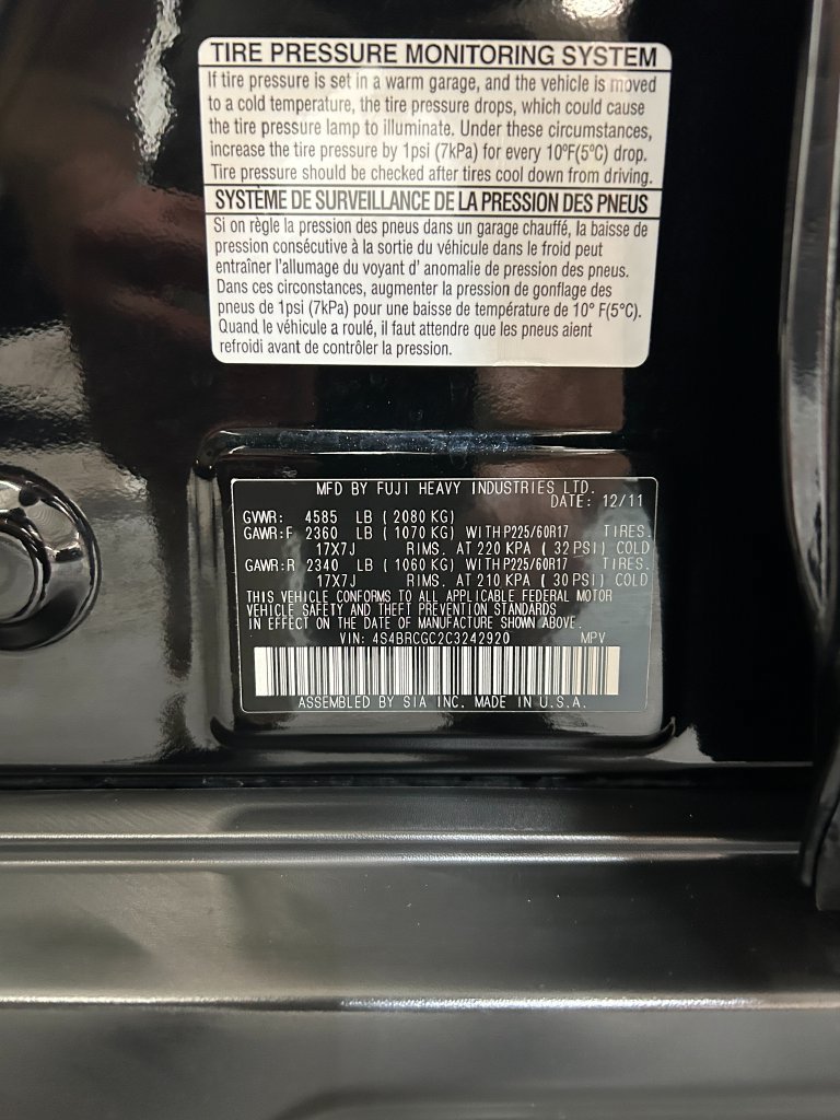 Used 2012 Subaru Outback 2.5i Premium AWD/4WD image 33