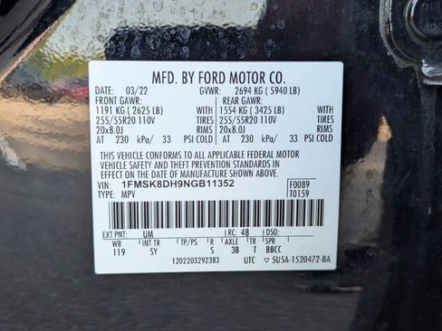 Used 2022 Ford Explorer XLT w/ Equipment Group 202A AWD/4WD image 41