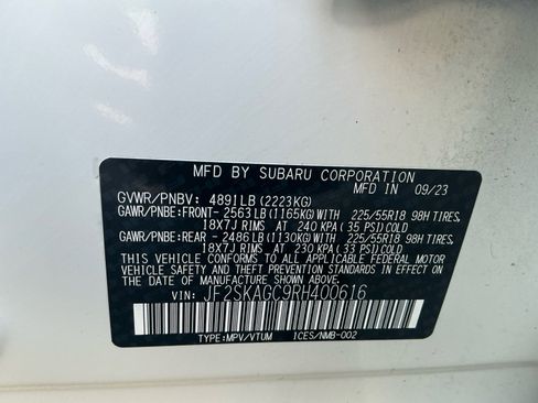 Used 2024 Subaru Forester Sport AWD/4WD image 16