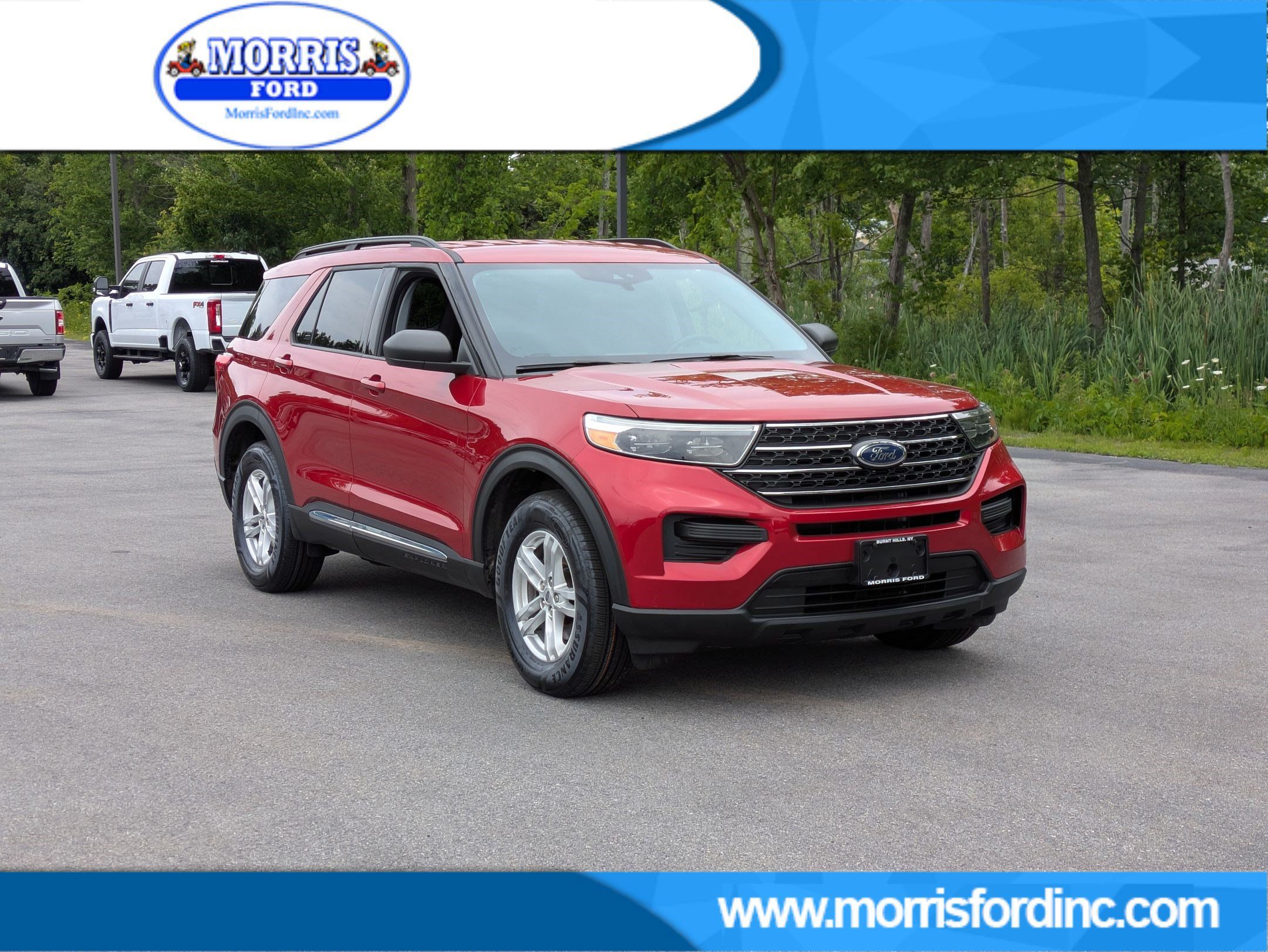 Certified 2023 Ford Explorer XLT w/ Class IV Trailer Tow Package AWD/4WD image 1