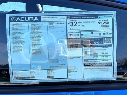 New 2026 Acura Integra A-Spec FWD image 20