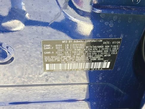 New 2026 Subaru Ascent Bronze Edition AWD/4WD image 26