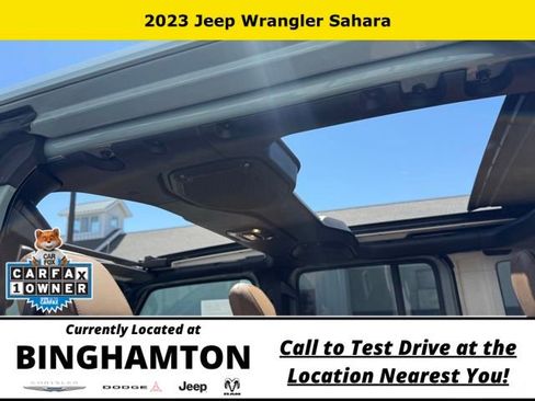 Used 2023 Jeep Wrangler Unlimited Sahara w/ LED Lighting Group AWD/4WD image 16