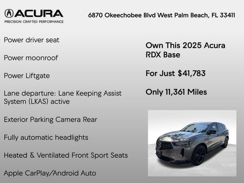 Used 2025 Acura RDX A-Spec AWD/4WD image 14