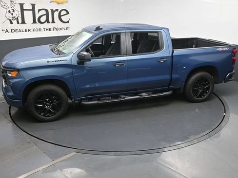 Used 2024 Chevrolet Silverado 1500 Custom w/ Turbomax Blackout Package AWD/4WD image 74