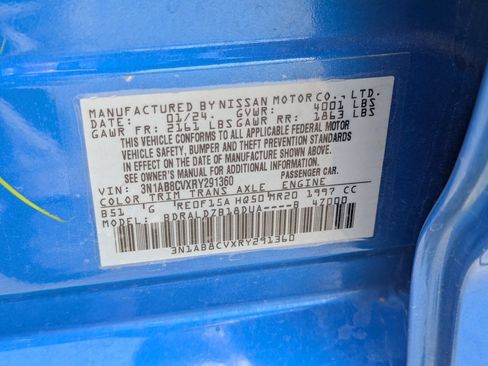 Used 2024 Nissan Sentra SV FWD image 33