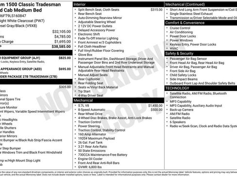 Used 2020 RAM 1500 Tradesman w/ Popular Equipment Group RWD image 6