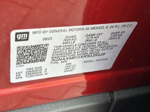 Certified 2024 Chevrolet Equinox RS w/ RS Leather Package image 29