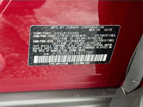 New 2026 Subaru Outback Limited XT image 32