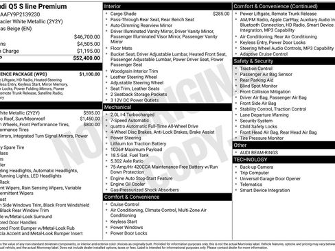 Certified 2023 Audi Q5 2.0T Premium w/ Convenience Package AWD/4WD image 30