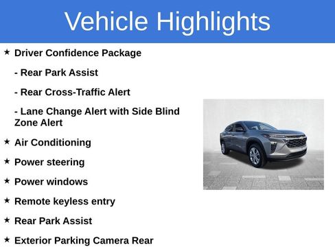 Used 2025 Chevrolet Trax LS w/ Driver Confidence Package FWD image 3