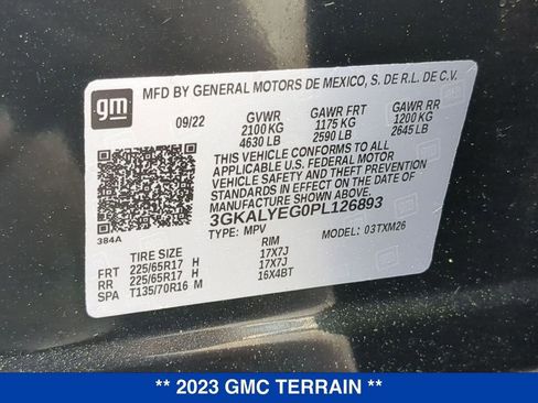 Certified 2023 GMC Terrain AT4 w/ LPO, Floor Liner Package AWD/4WD image 28