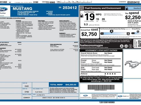 Used 2014 Ford Mustang GT Premium w/ Electronics Package RWD image 2