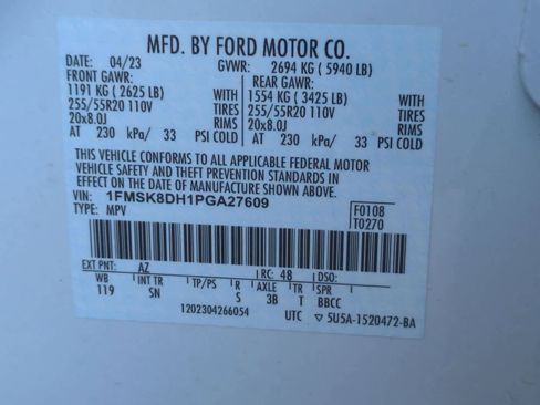 Used 2023 Ford Explorer XLT w/ Equipment Group 202A AWD/4WD image 36