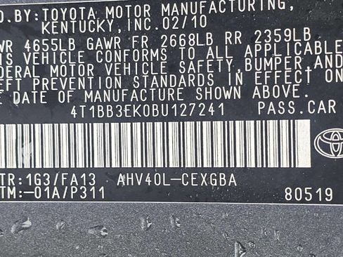 Used 2011 Toyota Camry Hybrid w/ Upgrade Pkg image 10