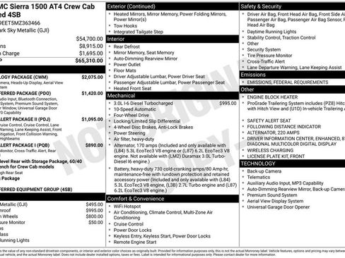 Used 2021 GMC Sierra 1500 AT4 w/ Technology Package image 5