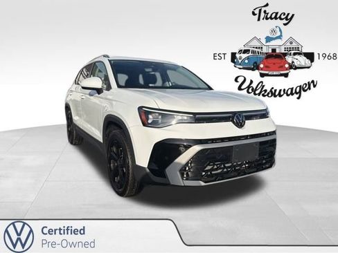 Certified 2025 Volkswagen Taos SEL w/ Black Wheel Plus Package image 1