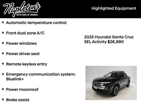 Certified 2025 Hyundai Santa Cruz SEL image 16